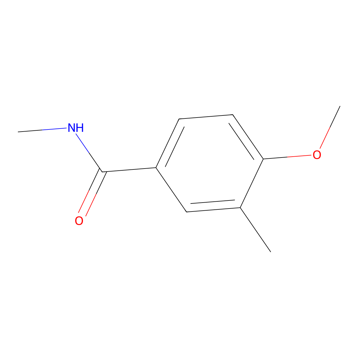 4-methoxy-N,3-dimethylbenzamide molecular structure, CAS 60034-86-8