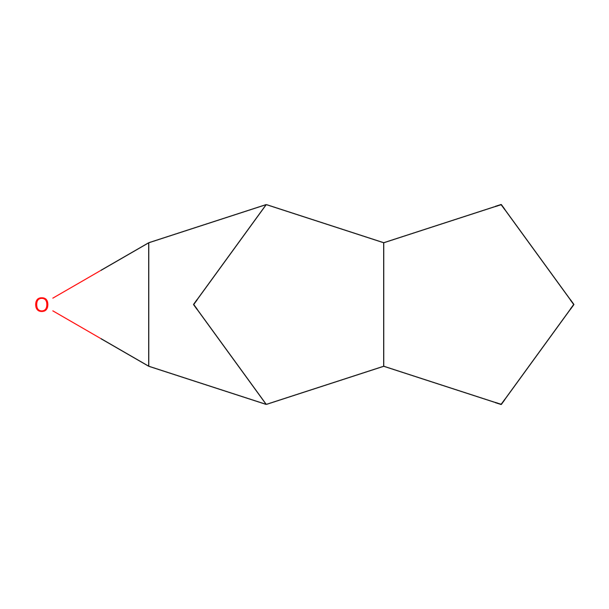 octahydro-2,6-methano-2H-indeno(5,6-b)oxirene molecular structure, CAS 6004-36-0