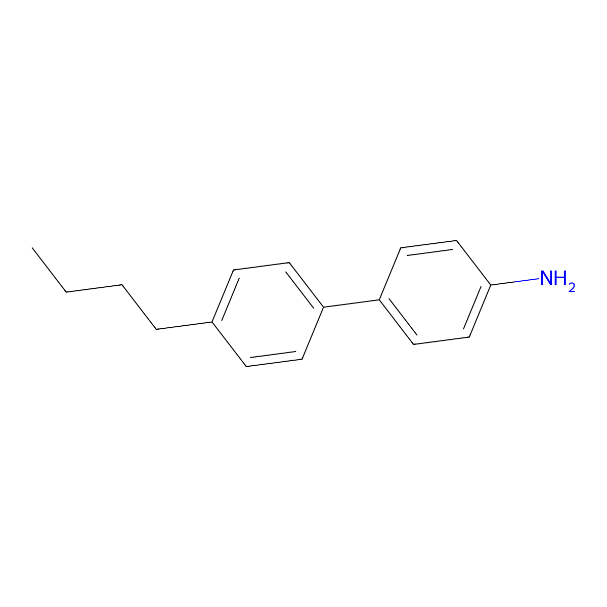 4-(4-Butylphenyl)aniline molecular structure, CAS 60040-13-3