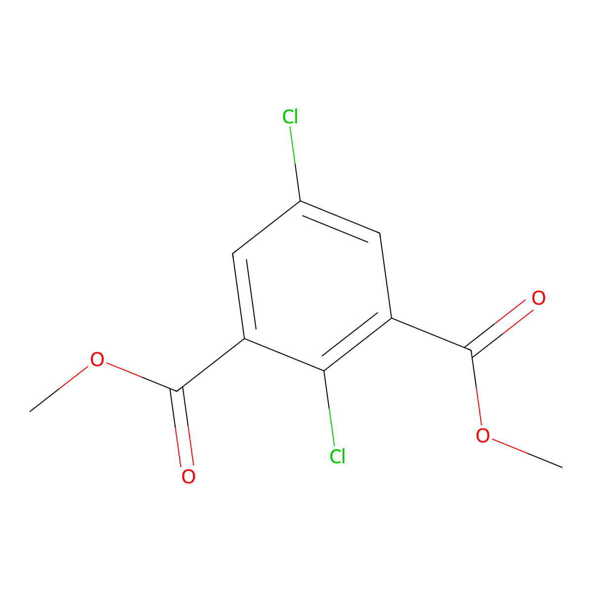2,5-Dichloroisophthalic acid dimethyl ester molecular structure, CAS 60047-45-2