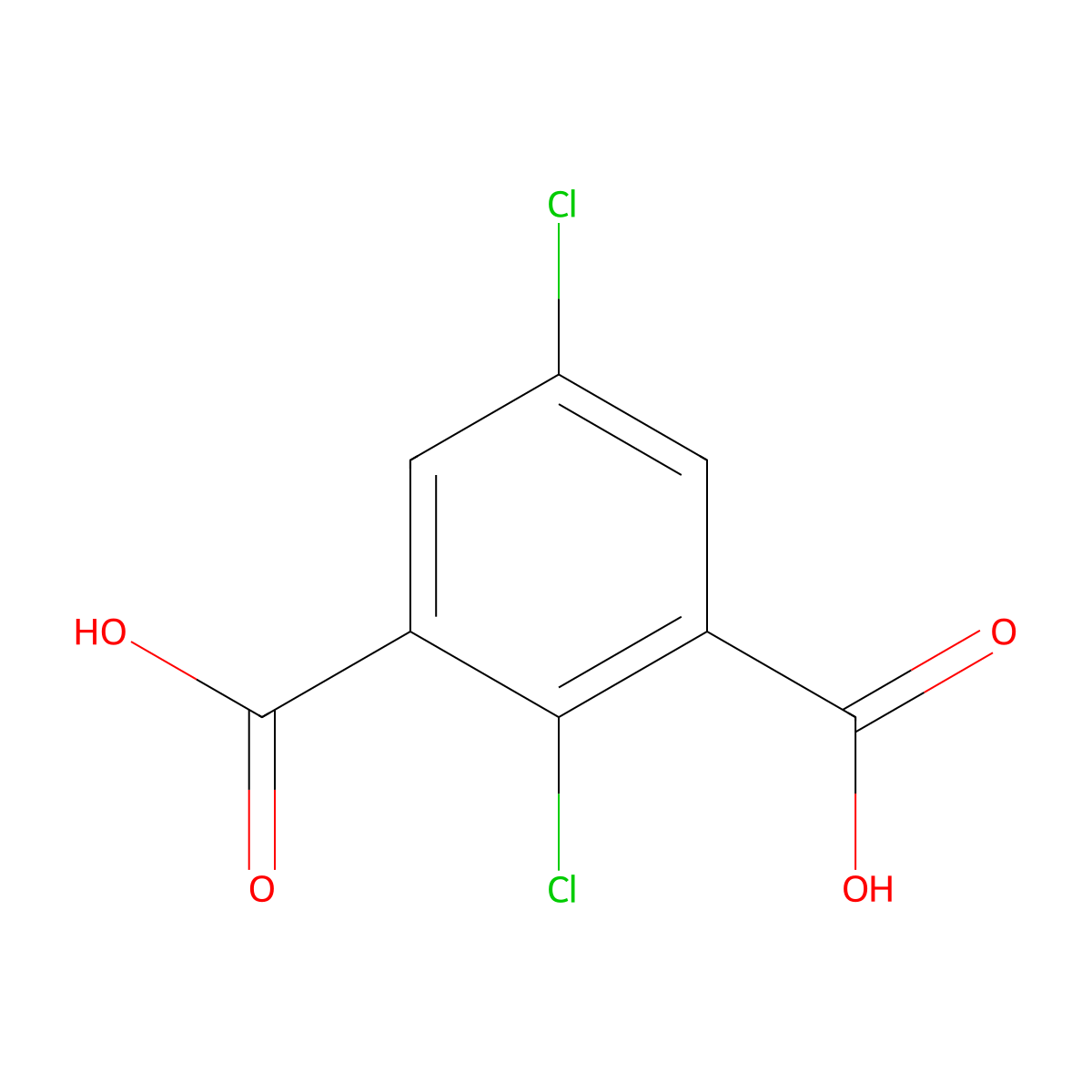 2,5-Dichloroisophthalic acid molecular structure, CAS 60047-46-3