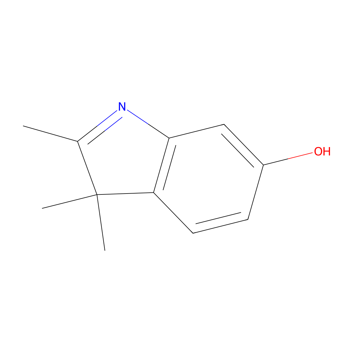 2,3,3-Trimethylindol-6-OL molecular structure, CAS 60068-99-7