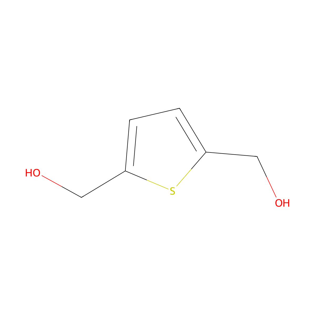 [5-(Hydroxymethyl)-2-thienyl]methanol molecular structure, CAS 6007-86-9