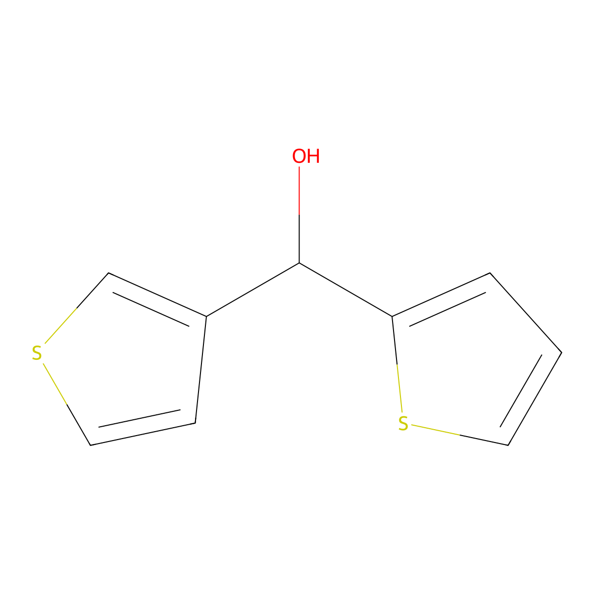 2,3'-Dithienylmethanol molecular structure, CAS 6007-89-2