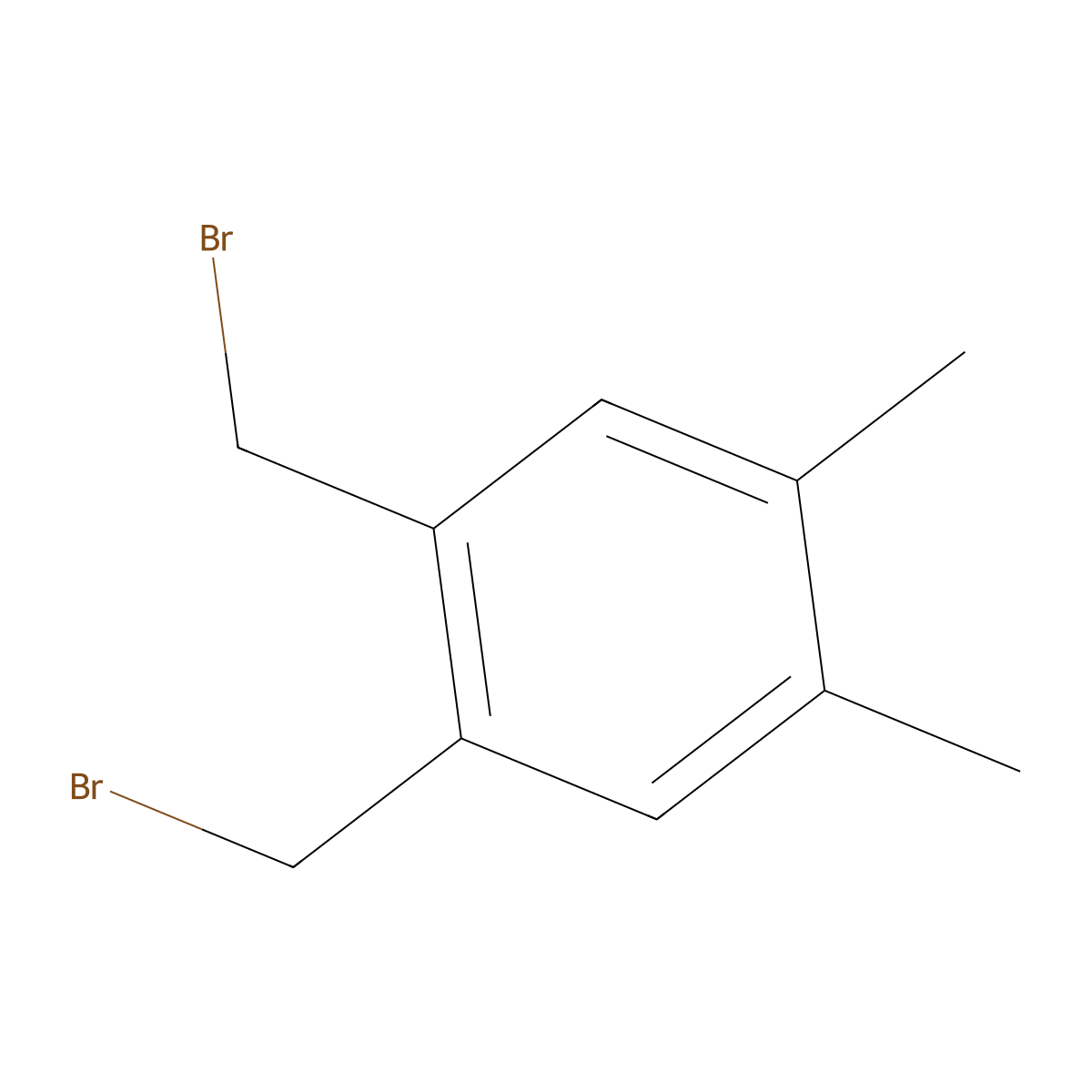 1,2-Bis(bromomethyl)-4,5-dimethylbenzene molecular structure, CAS 60070-06-6