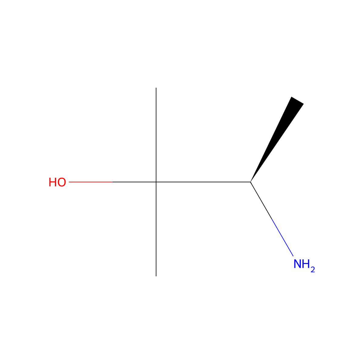 (R)-3-Amino-2-methylbutan-2-ol molecular structure, CAS 600733-91-3
