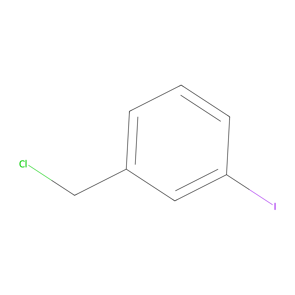 1-(Chloromethyl)-3-iodobenzene molecular structure, CAS 60076-09-7