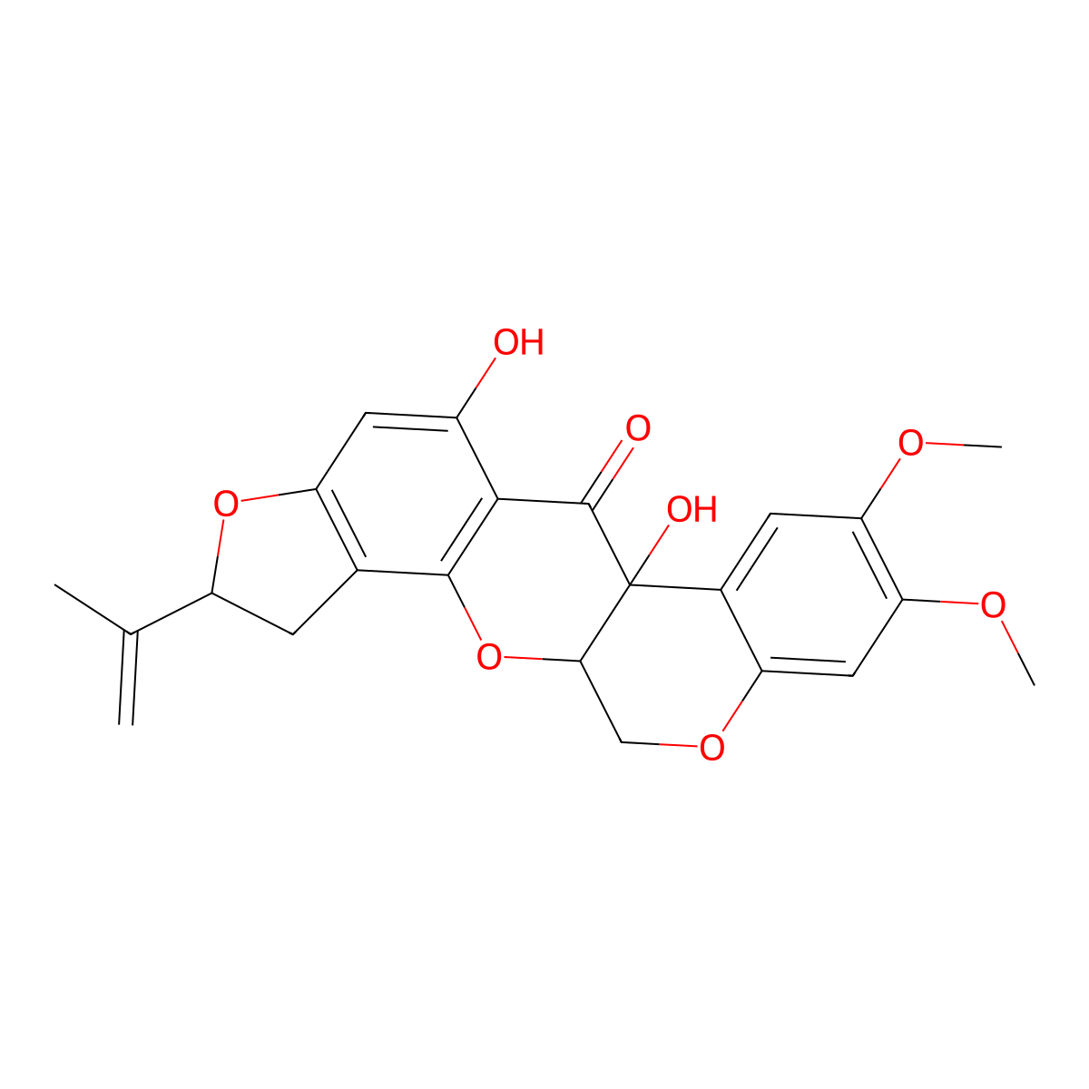 Villosinol molecular structure, CAS 60077-63-6