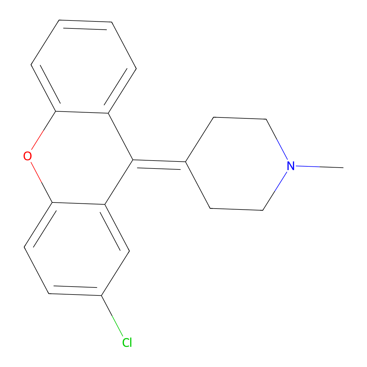 Clopipazan molecular structure, CAS 60085-78-1