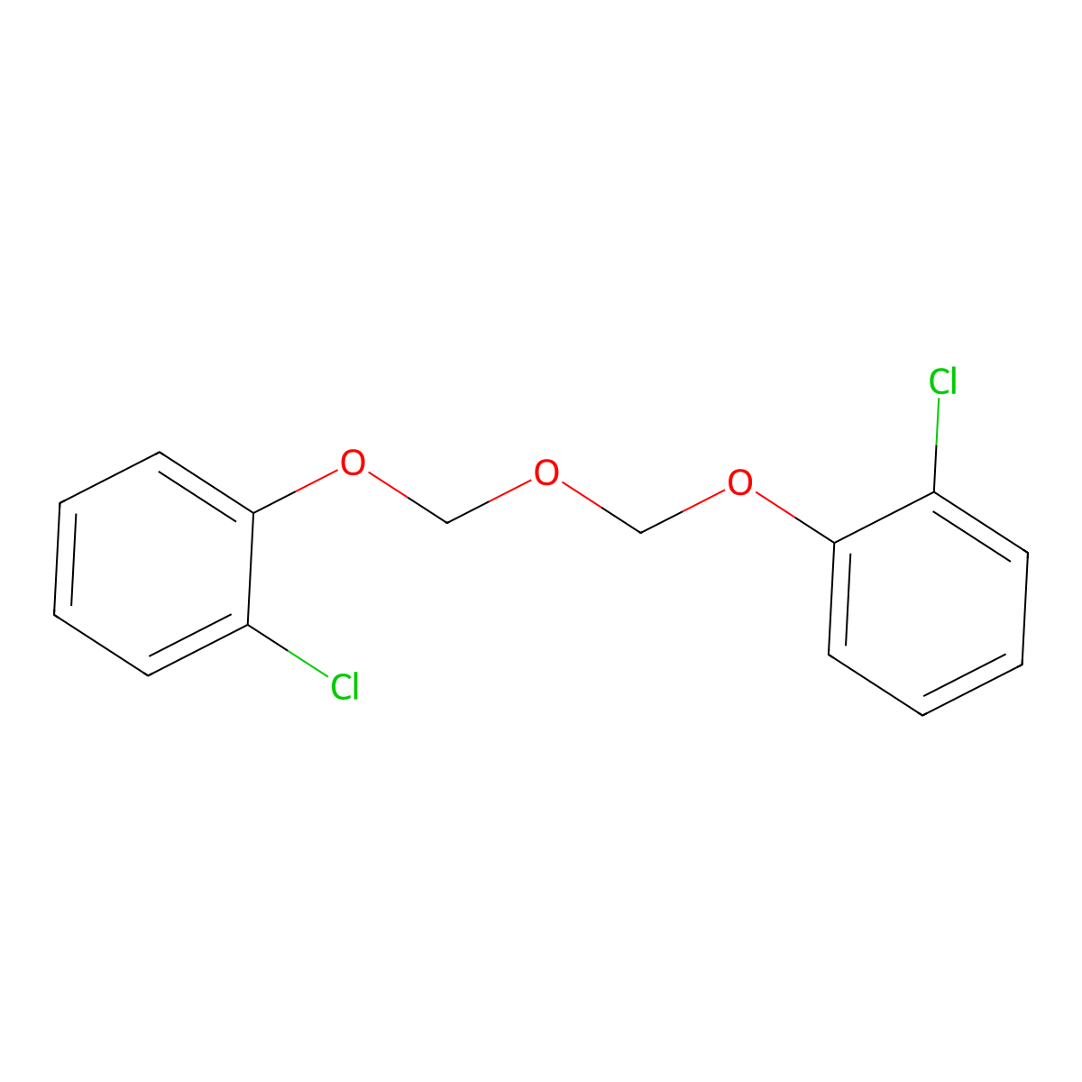 1-Chloro-2-[(2-chlorophenoxy)methoxymethoxy]benzene molecular structure, CAS 60093-87-0