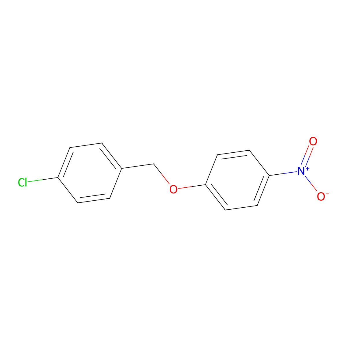 1-[(4-Chlorobenzyl)oxy]-4-nitrobenzene molecular structure, CAS 60094-71-5