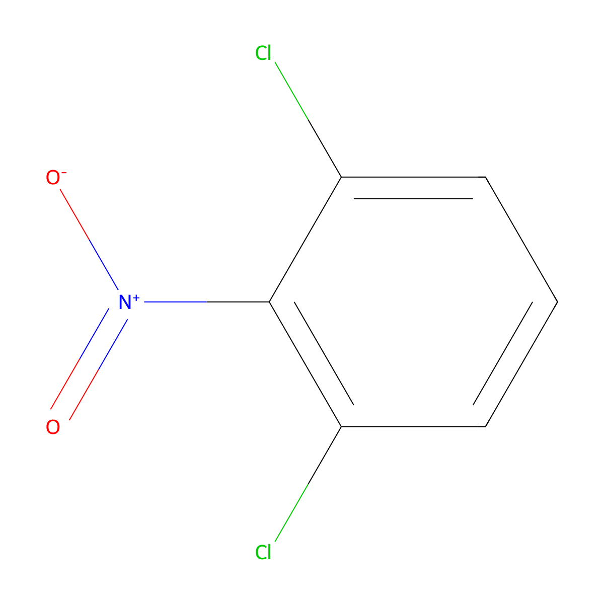 1,3-Dichloro-2-nitrobenzene molecular structure, CAS 601-88-7