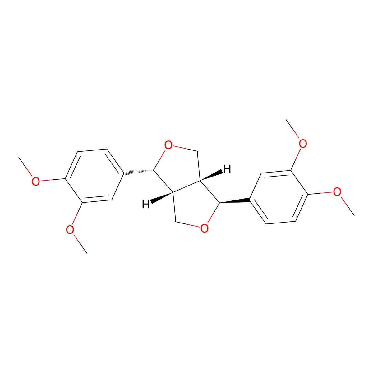 (+)-Epieudesmin molecular structure, CAS 60102-89-8