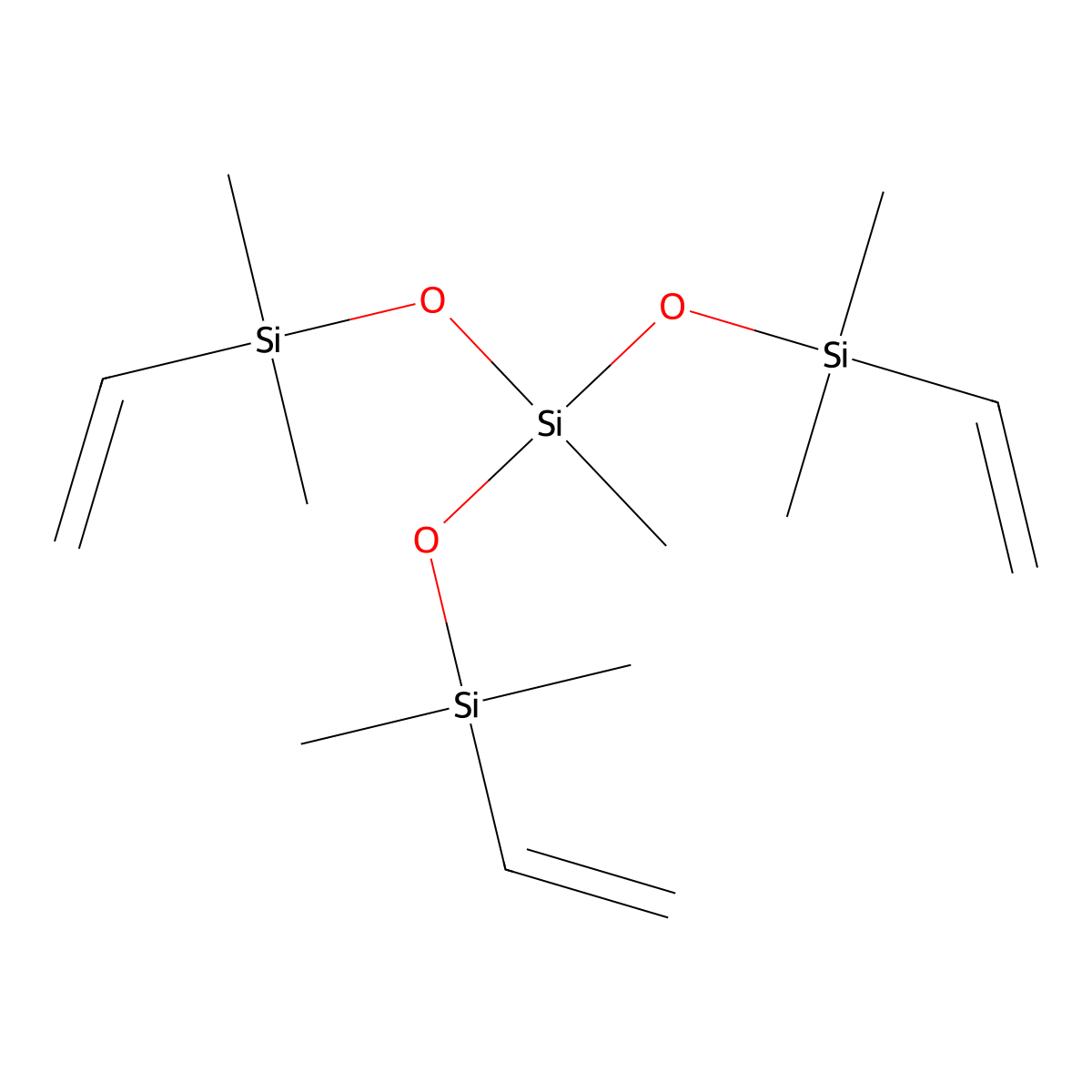 3-((Dimethylvinylsilyl)oxy)-1,1,3,5,5-pentamethyl-1,5-divinyltrisiloxane molecular structure, CAS 60111-52-6