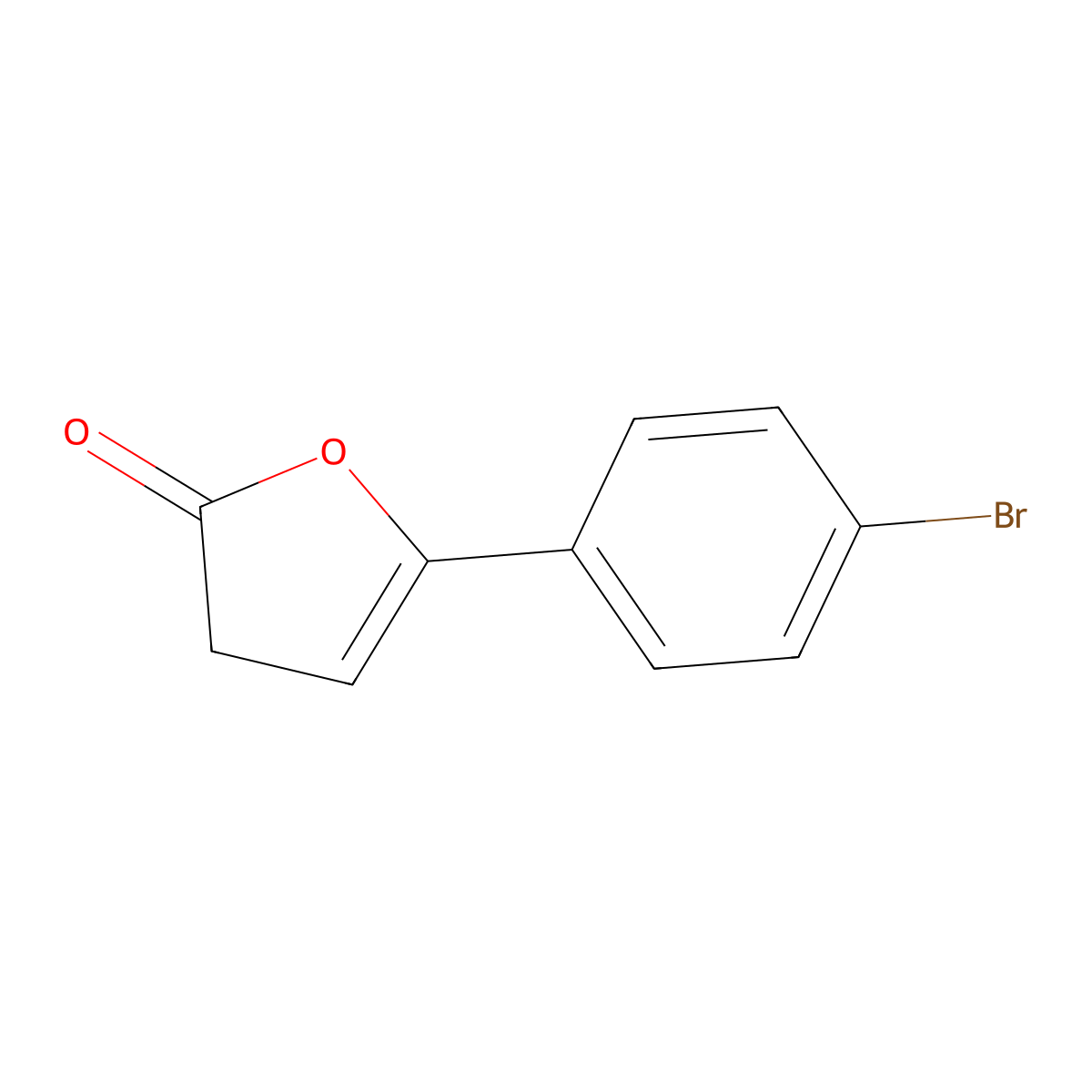 5-(4-bromophenyl)-3H-furan-2-one molecular structure, CAS 60112-48-3