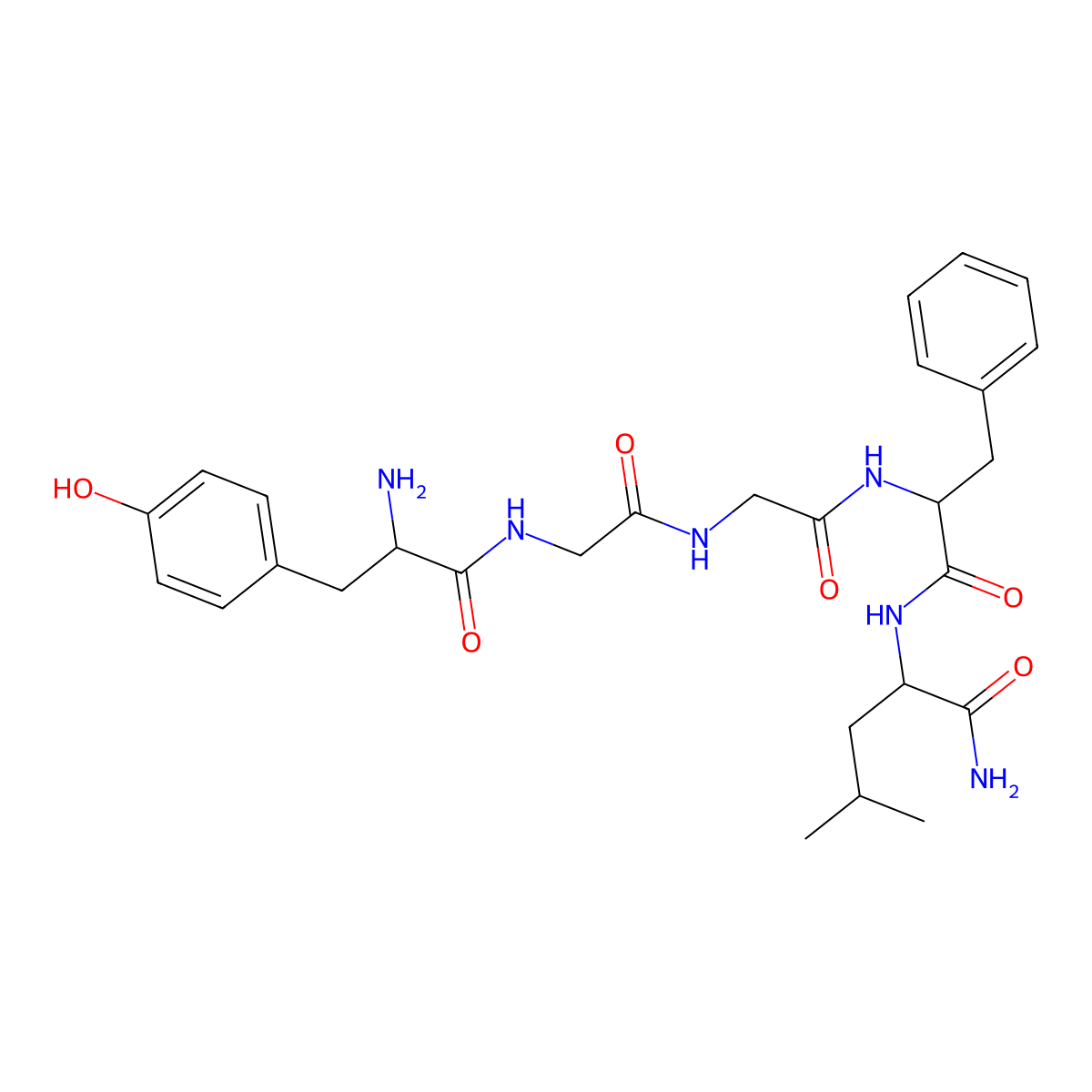 Enkephalinamide-leu molecular structure, CAS 60117-24-0