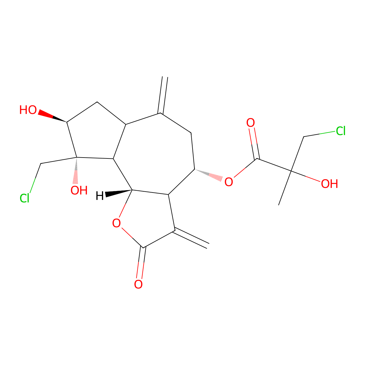 Centaurepensin molecular structure, CAS 60134-08-9