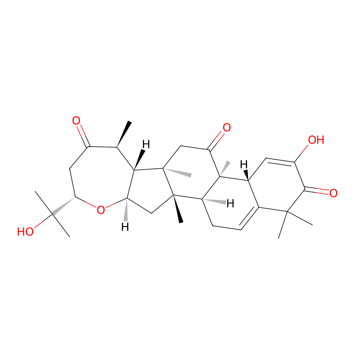 Cucurbitacin S molecular structure, CAS 60137-06-6
