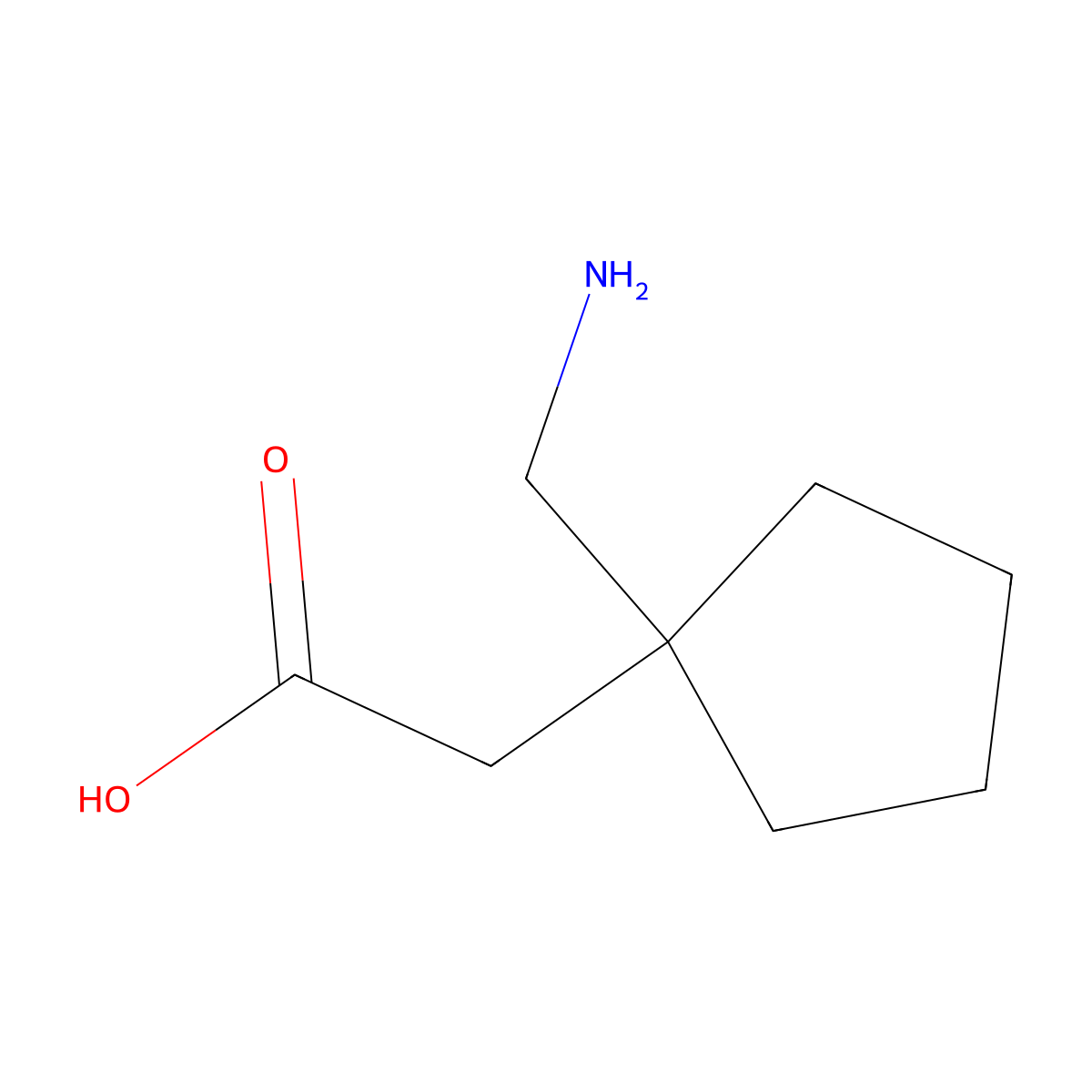 Gababutin molecular structure, CAS 60142-99-6