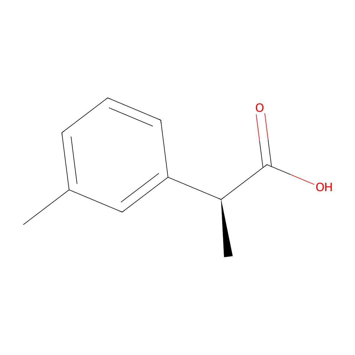 (S)-2-m-Tolyl-propionic acid molecular structure, CAS 601472-22-4