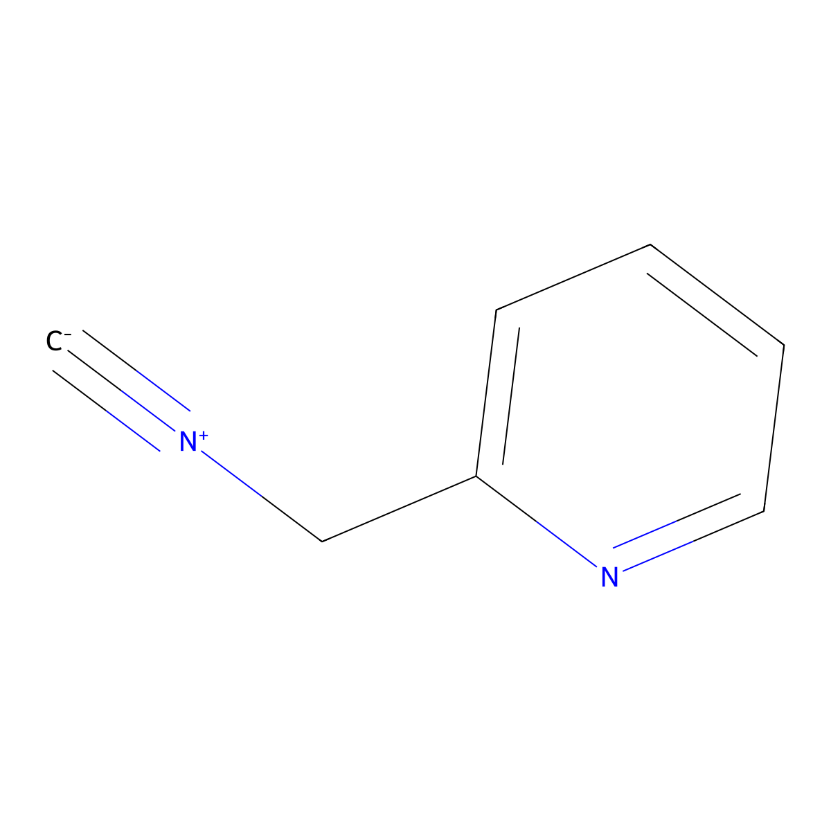 2-(Isocyanomethyl)pyridine molecular structure, CAS 60148-13-2