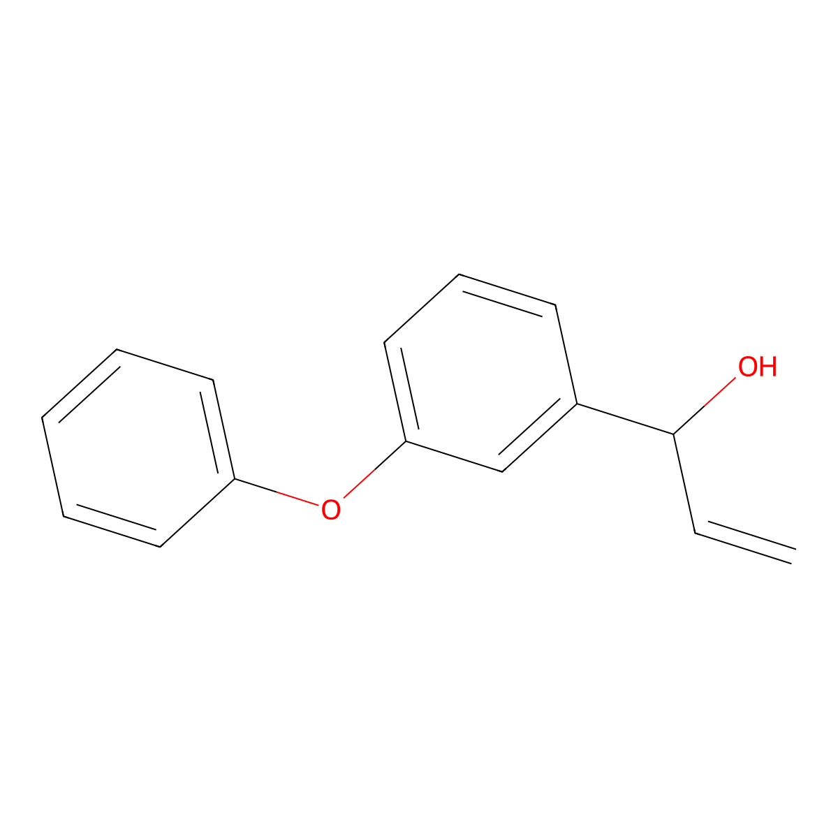 1-(3-Phenoxyphenyl)prop-2-en-1-ol molecular structure, CAS 60148-63-2