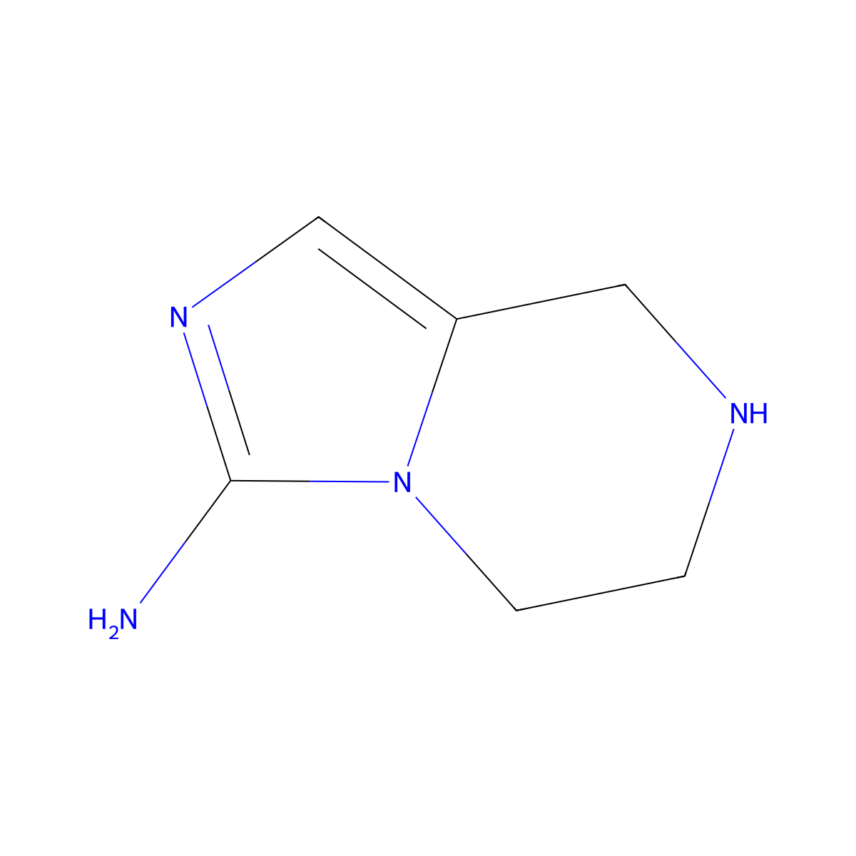 5,6,7,8-Tetrahydroimidazo[1,5-a]pyrazin-3-amine molecular structure, CAS 601515-56-4