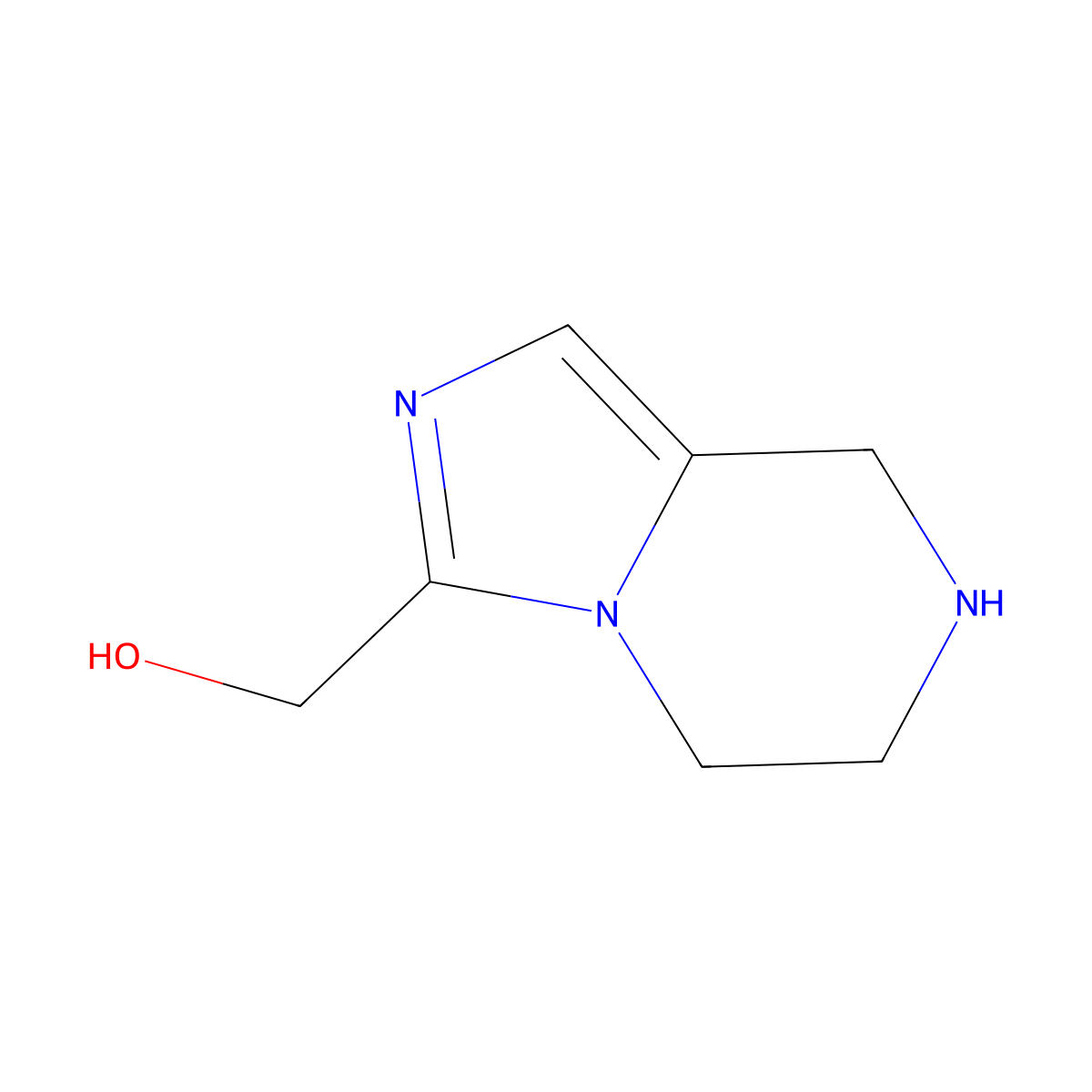 (5,6,7,8-Tetrahydroimidazo[1,5-a]pyrazin-3-yl)methanol molecular structure, CAS 601515-87-1
