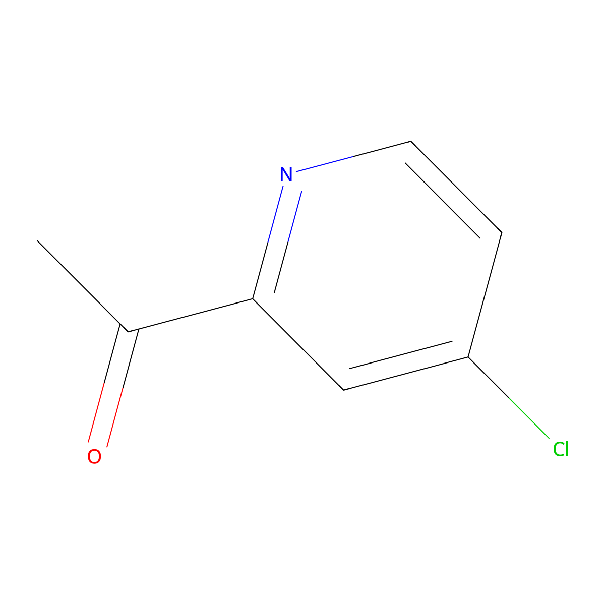 1-(4-Chloro-pyridin-2-yl)-ethanone molecular structure, CAS 60159-37-7