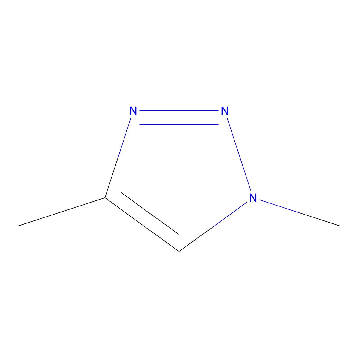 1,4-Dimethyl-1H-1,2,3-triazole molecular structure, CAS 60166-43-0