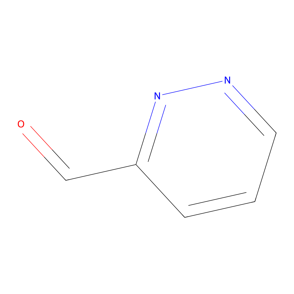 Pyridazine-3-carbaldehyde molecular structure, CAS 60170-83-4