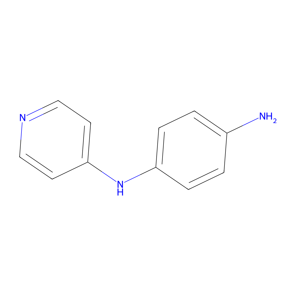 4-N-pyridin-4-ylbenzene-1,4-diamine molecular structure, CAS 60172-08-9