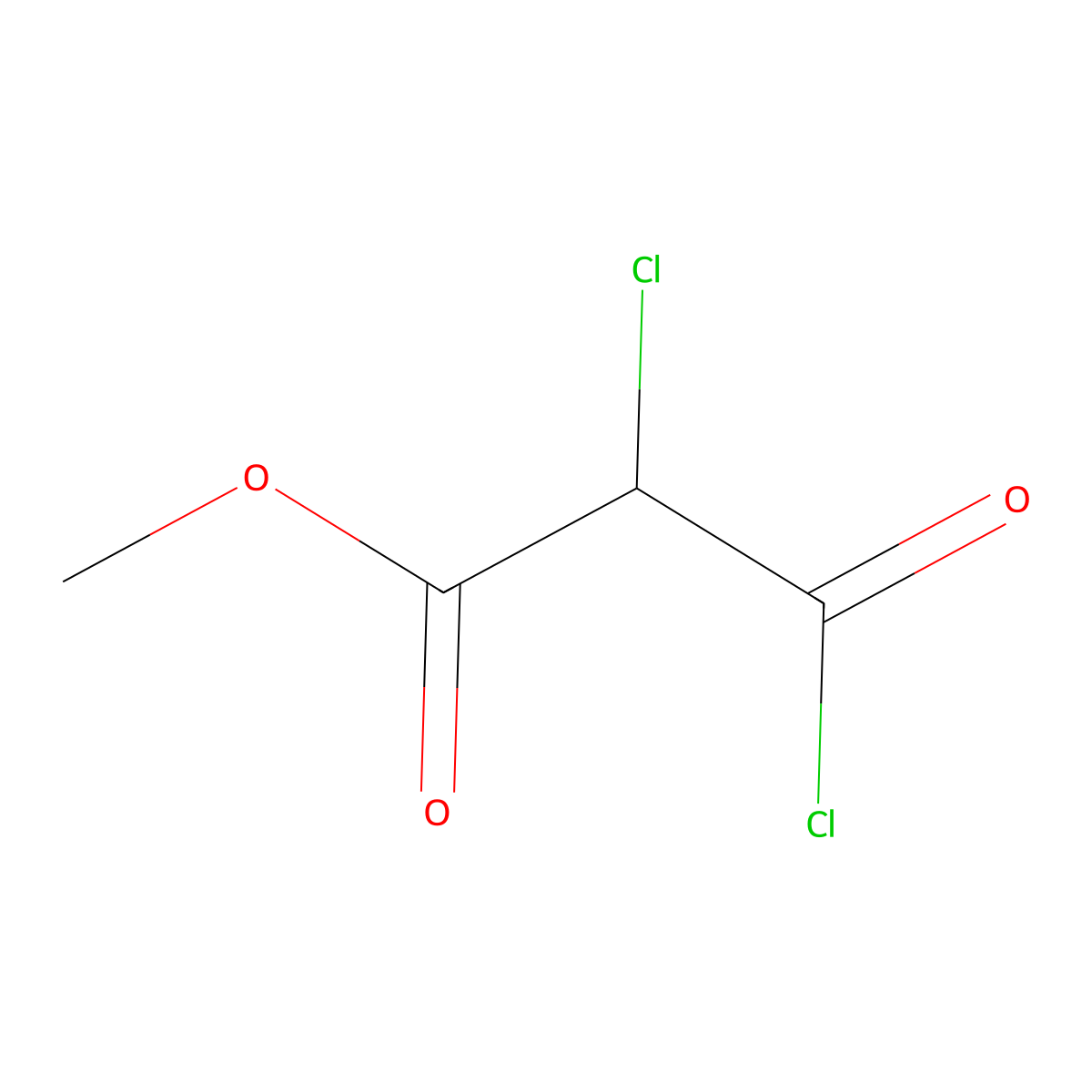 Methyl 2,3-dichloro-3-oxopropanoate molecular structure, CAS 60180-62-3