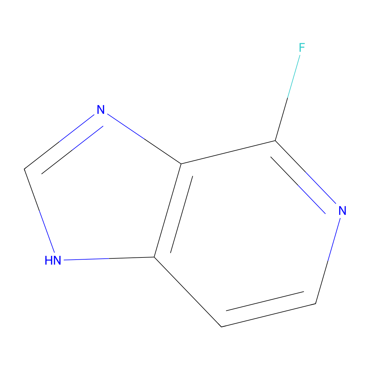 4-fluoro-1H-imidazo[4,5-c]pyridine molecular structure, CAS 60186-28-9