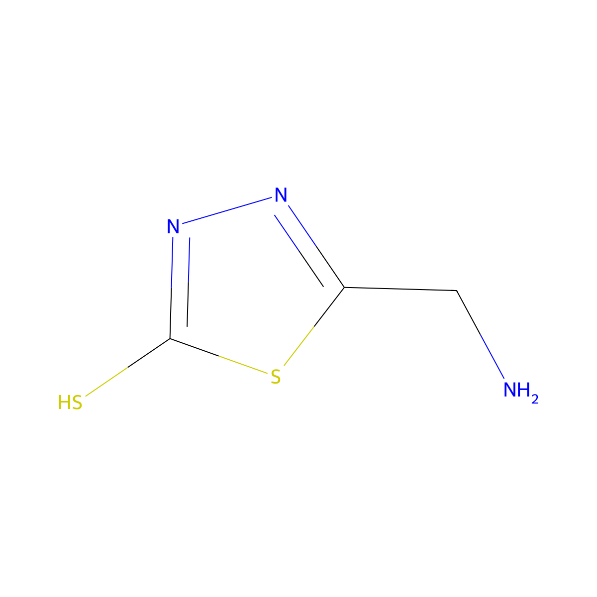 5-(Aminomethyl)-2,3-dihydro-1,3,4-thiadiazole-2-thione molecular structure, CAS 60186-57-4