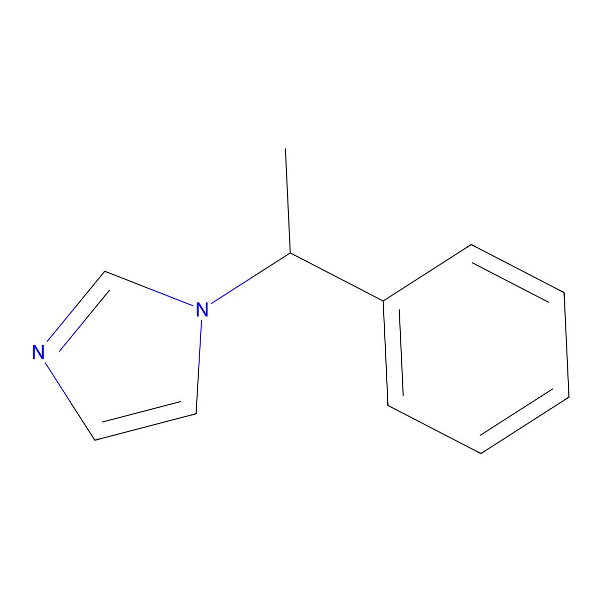 1-(1-Phenylethyl)-1h-imidazole molecular structure, CAS 60197-34-4