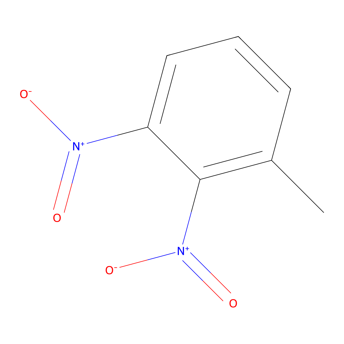 2,3-Dinitrotoluene molecular structure, CAS 602-01-7