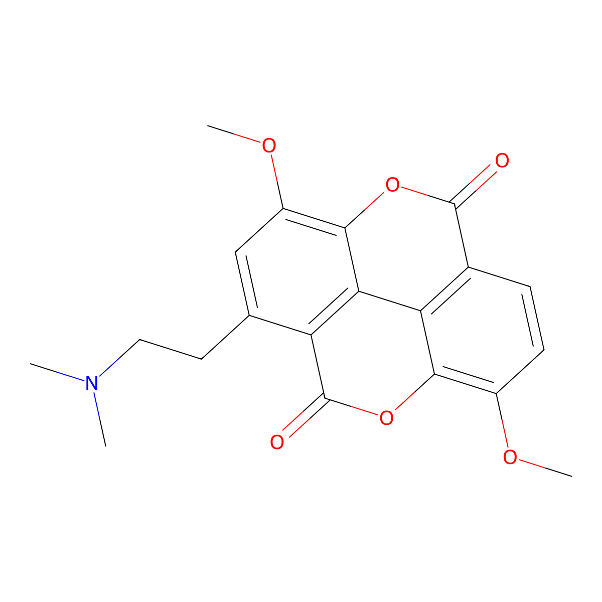 Taspine molecular structure, CAS 602-07-3