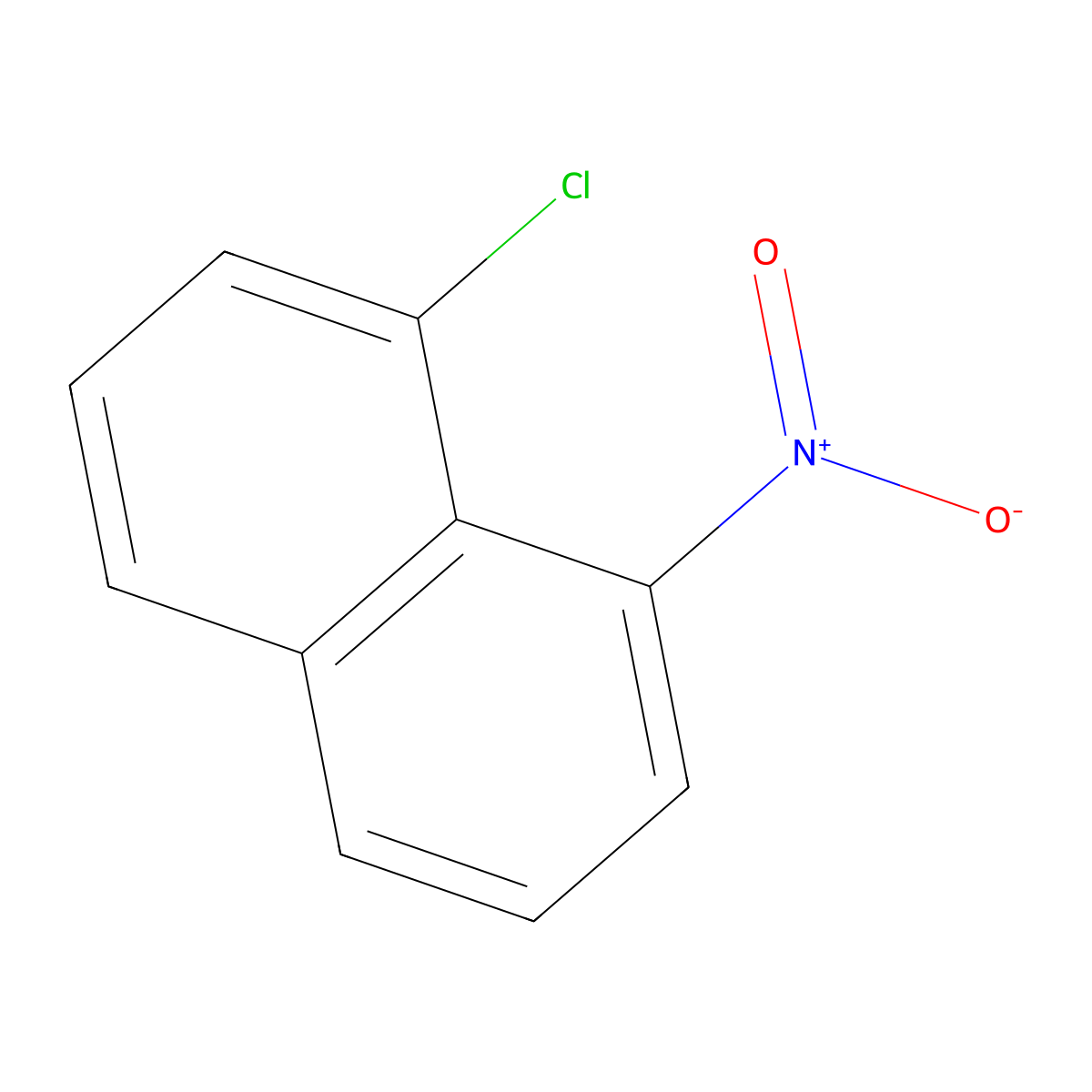 1-Chloro-8-nitronaphthalene molecular structure, CAS 602-37-9