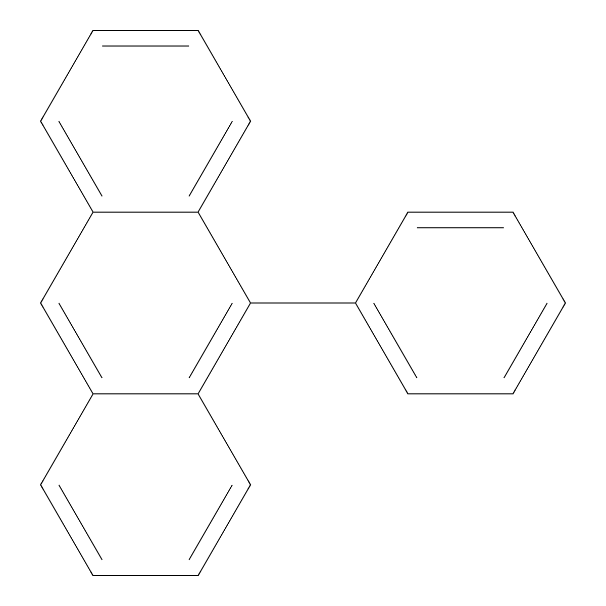 9-Phenylanthracene molecular structure, CAS 602-55-1