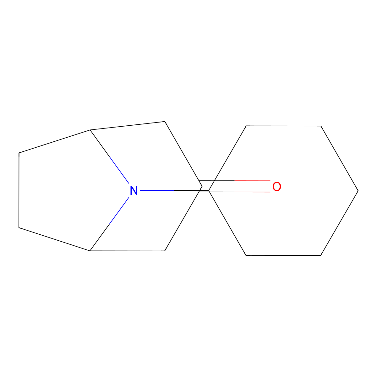 8-Cyclohexyl-8-azabicyclo[3.2.1]octan-3-one molecular structure, CAS 60206-27-1