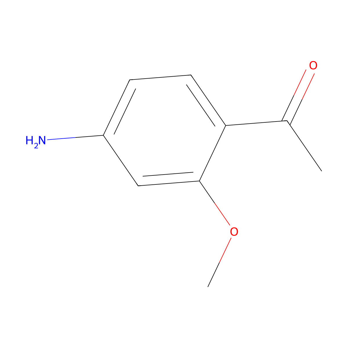1-(4-Amino-2-methoxyphenyl)ethan-1-one molecular structure, CAS 60207-18-3