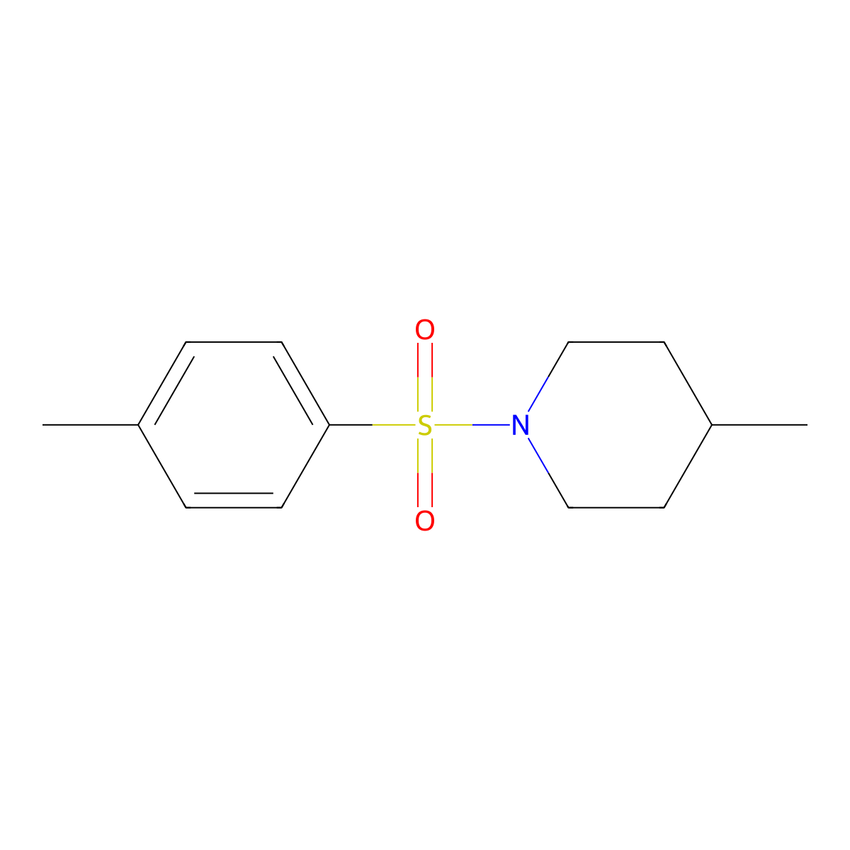 4-Methyl-1-tosylpiperidine molecular structure, CAS 60212-39-7