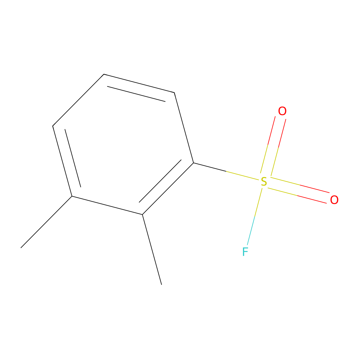 2,3-Dimethylbenzene-1-sulfonyl fluoride molecular structure, CAS 60218-20-4