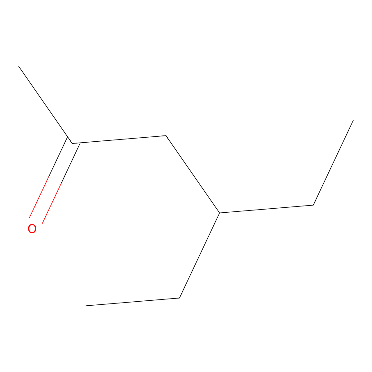 4-Ethyl-2-hexanone molecular structure, CAS 6022-26-0