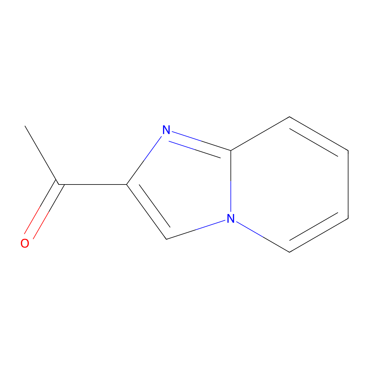 1-(Imidazo[1,2-a]pyridin-2-yl)ethanone molecular structure, CAS 602313-68-8