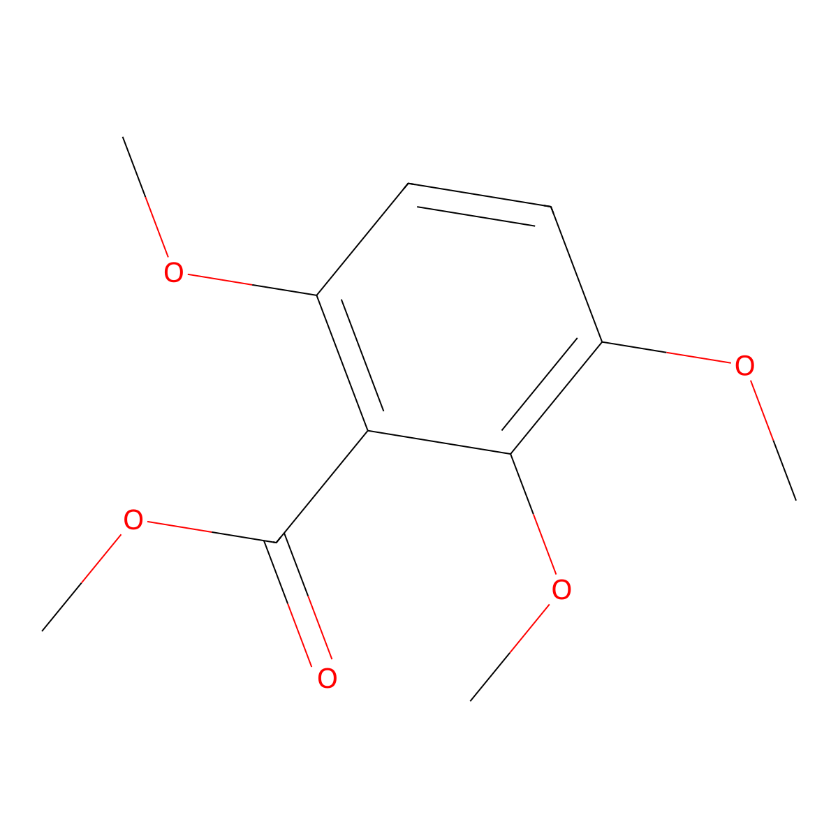 Methyl 2,3,6-trimethoxybenzoate molecular structure, CAS 60241-75-0