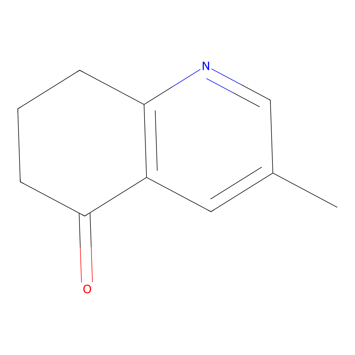 3-Methyl-7,8-dihydroquinolin-5(6H)-one molecular structure, CAS 60247-70-3