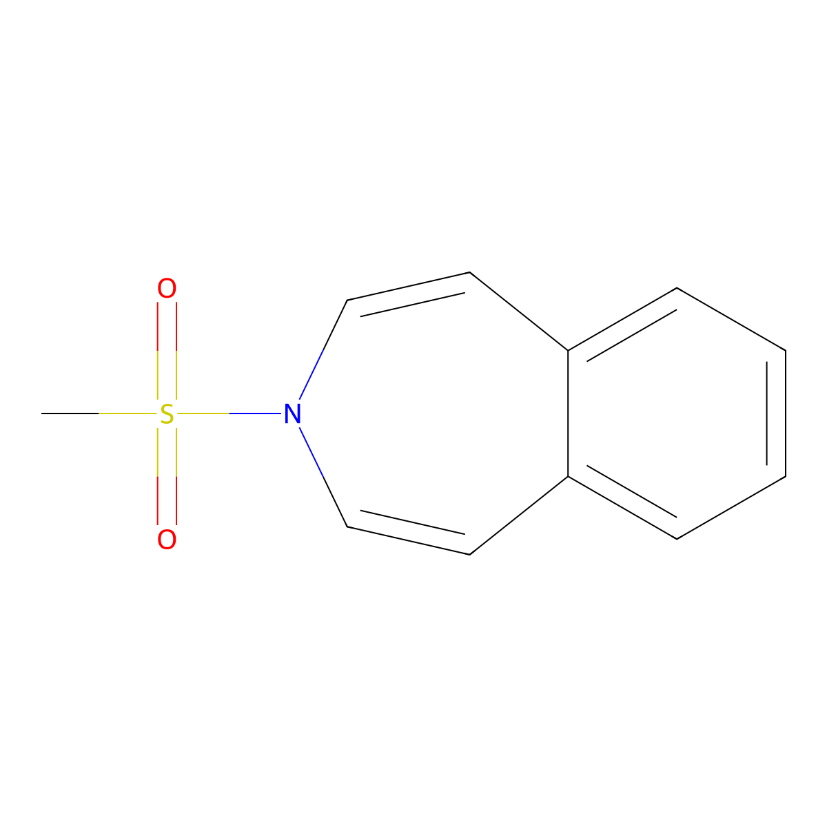 3-(Methanesulfonyl)-3H-3-benzazepine molecular structure, CAS 60249-26-5