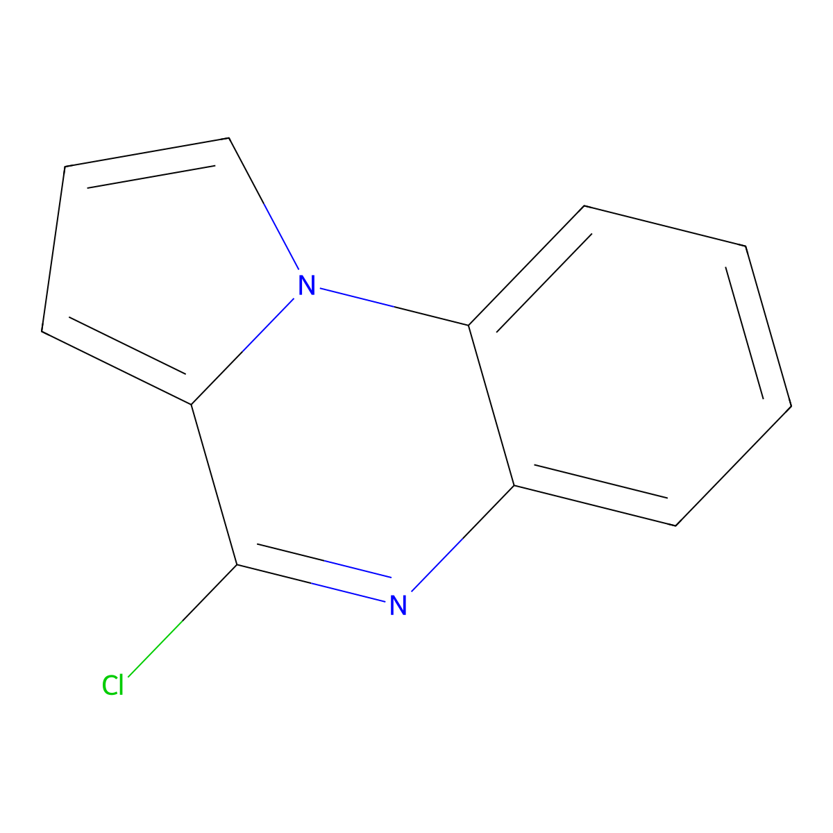 4-Chloropyrrolo[1,2-a]quinoxaline molecular structure, CAS 6025-69-0